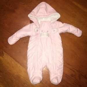 3-6m girls snow suit